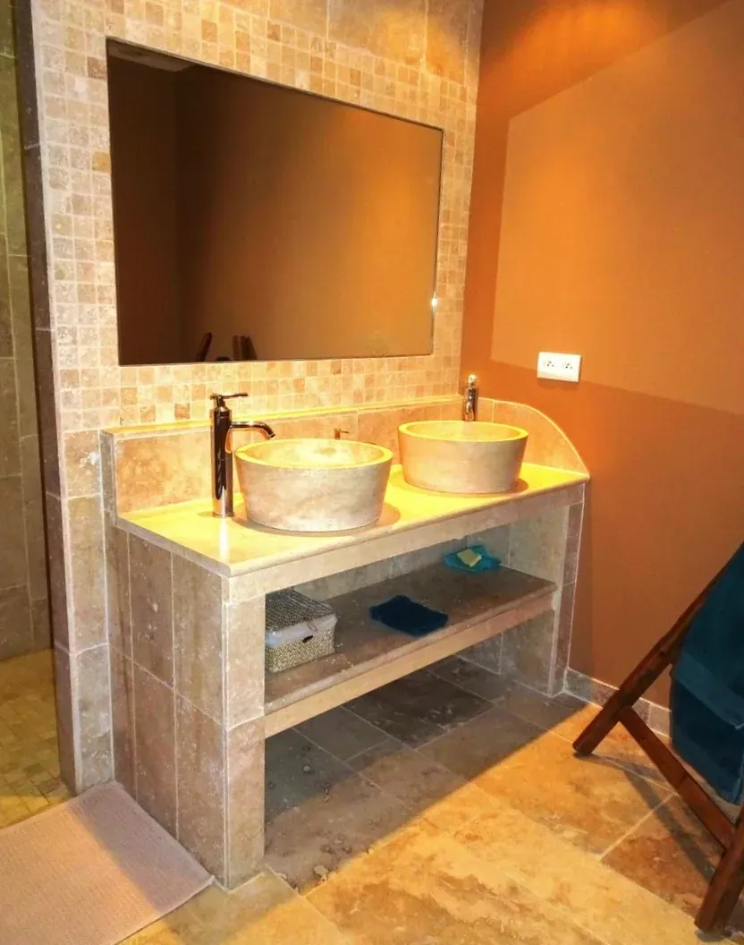 salle de bain gite